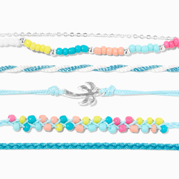 Palm Tree Assorted Bracelet Set &#40;5 Pack&#41;,