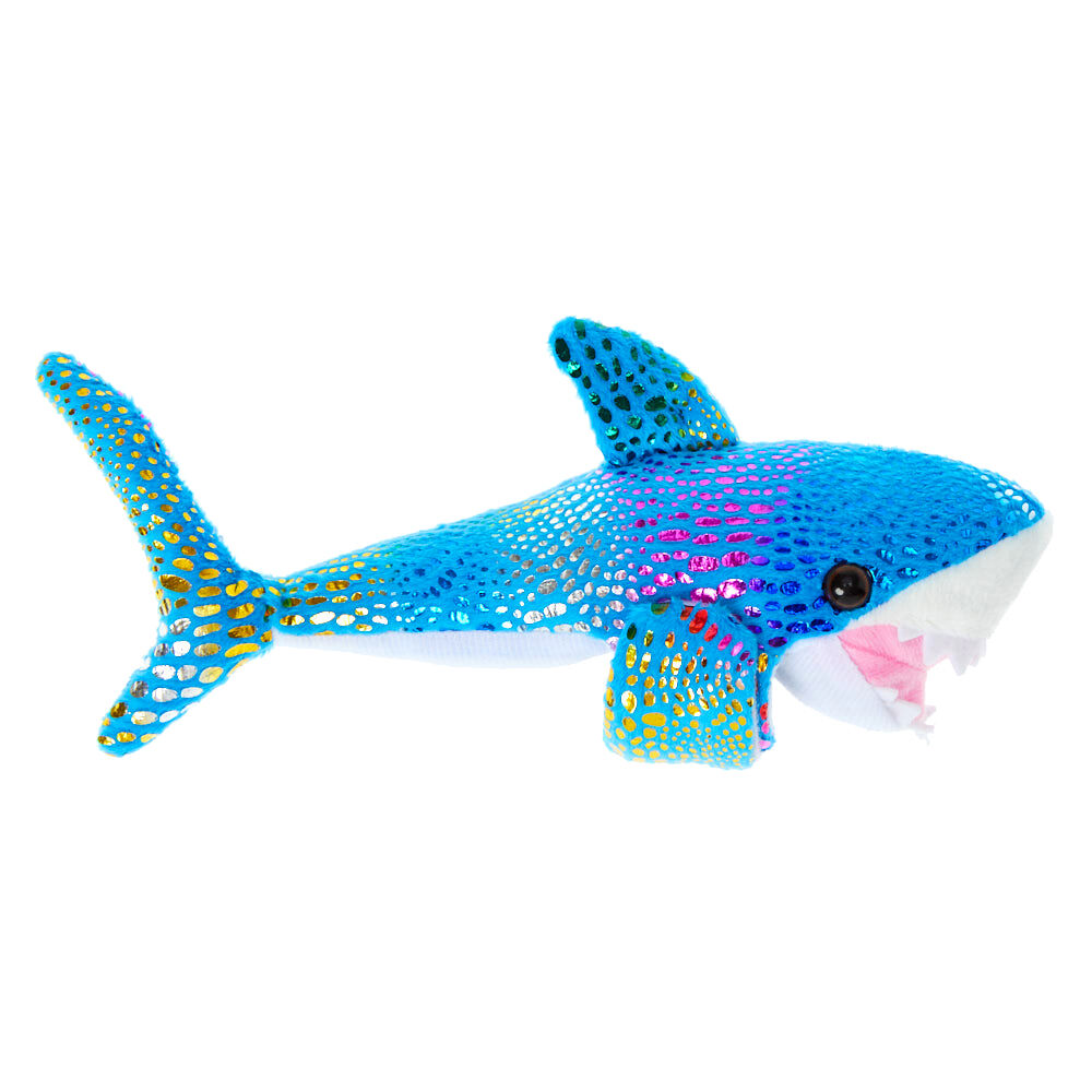 Claire s Club Lovable Huggable Shark Slap Bracelet Blue