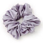Giant Silk Hair Scrunchie - Gray,