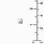 C LUXE by Claire&#39;s 18k Yellow Gold Plated 8MM Pearl Oval Stud Earrings,
