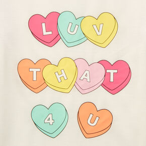 &quot;LUV THAT 4 U&quot; Long-Sleeved Valentine&#39;s Day Tee,