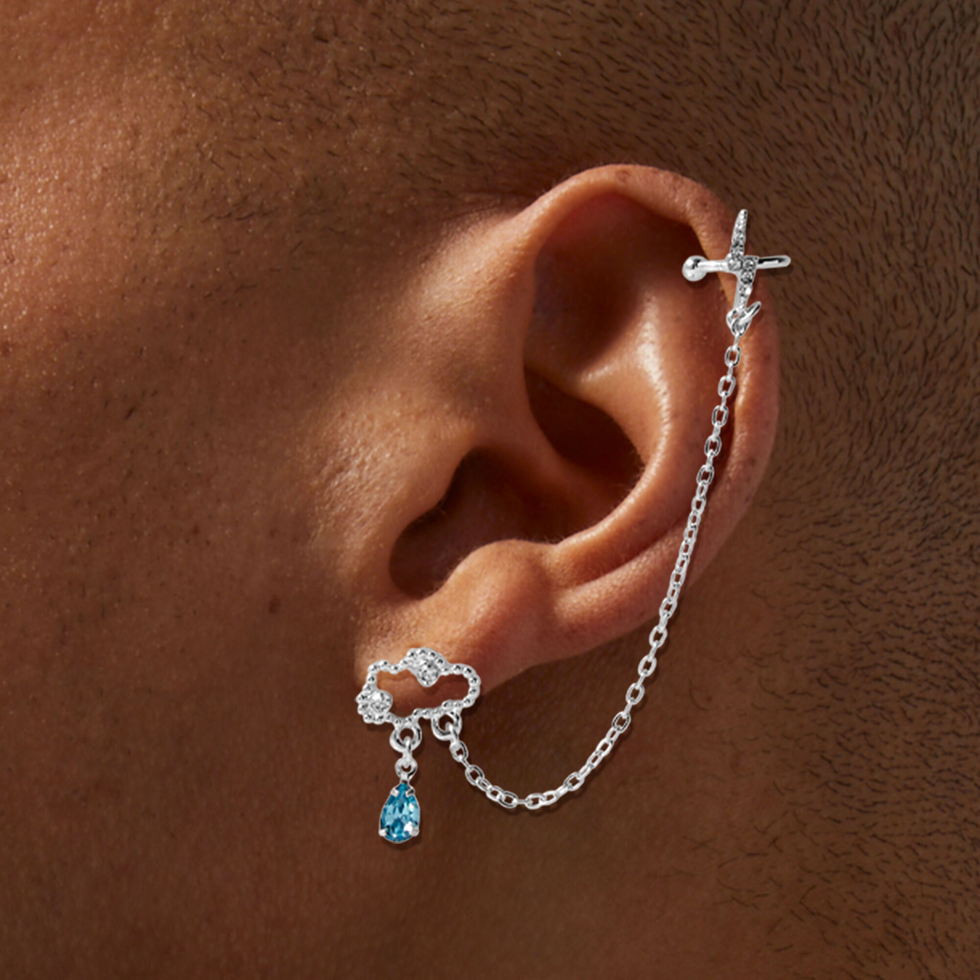 Non pierced top ear cuff claire's