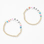 Best Friends BFF Beaded Stretch Bracelets &#40;2 Pack&#41;,