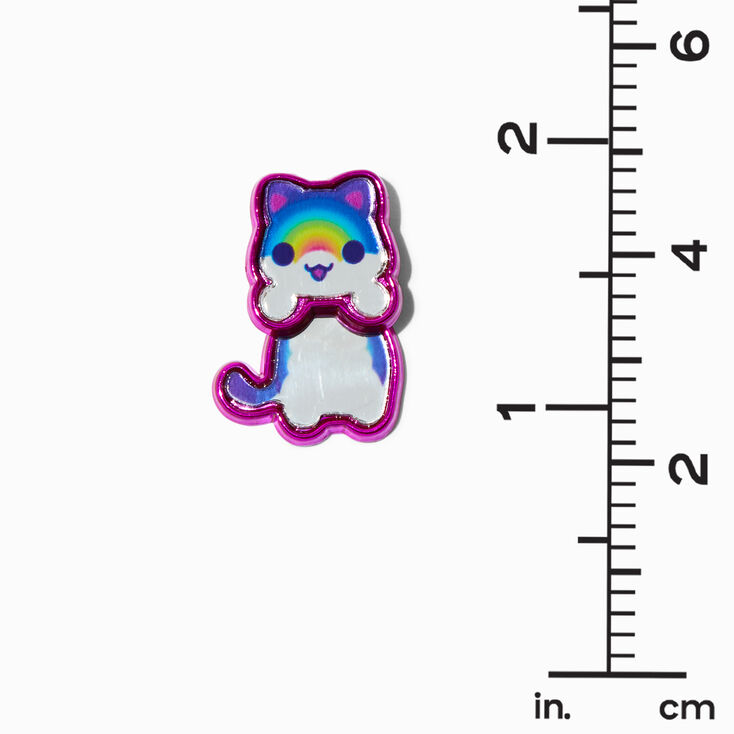 Aphmau&trade; Claire&#39;s Exclusive Rainbow Cat Front &amp; Back Earrings,