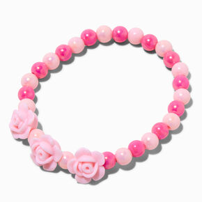 Claire&#39;s Club Pink Rose Beaded Jewelry Set - 2 Pack,