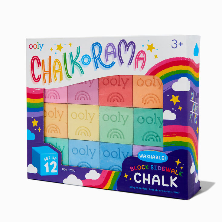 ooly&reg; Chalk-o-Rama Block Sidewalk Chalk - 12 Pack,