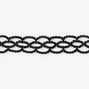 Black Rhinestone Infinity Statement Choker Necklace,
