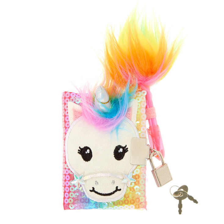 Journal licorne arc-en-ciel pour enfants,