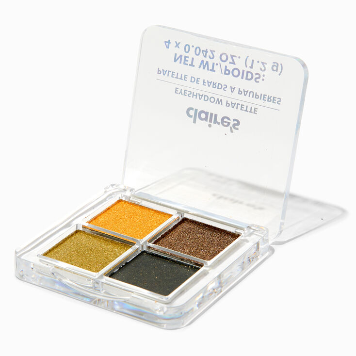 Palette avec quatre ombres &agrave; paupi&egrave;res chatoyantes olive,