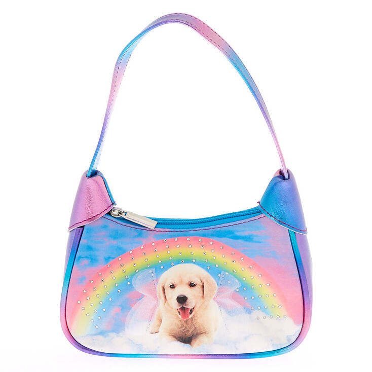 Claire S Club Rainbow Puppy Purse