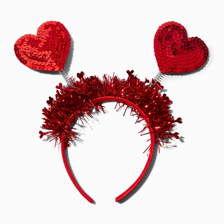 Valentine&#39;s Day Traditional Heart Deely Bopper Headband,