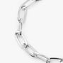 Silver Paperclip Link Chain Bracelet,