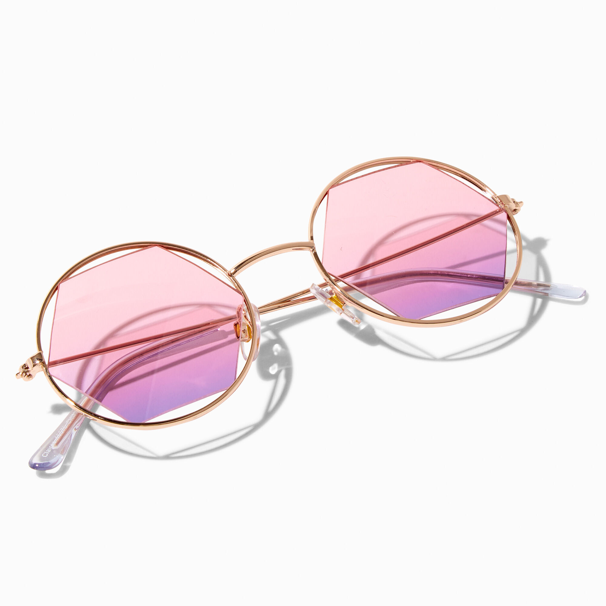 Round hexagon sunglasses top