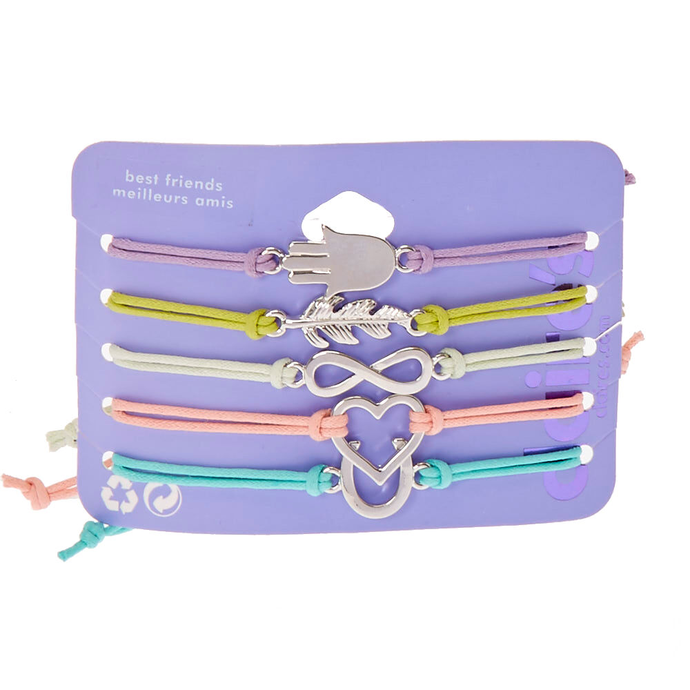 silver friendship bracelets