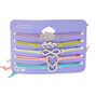 Silver Symbol Adjustable Friendship Bracelets - 5 Pack,