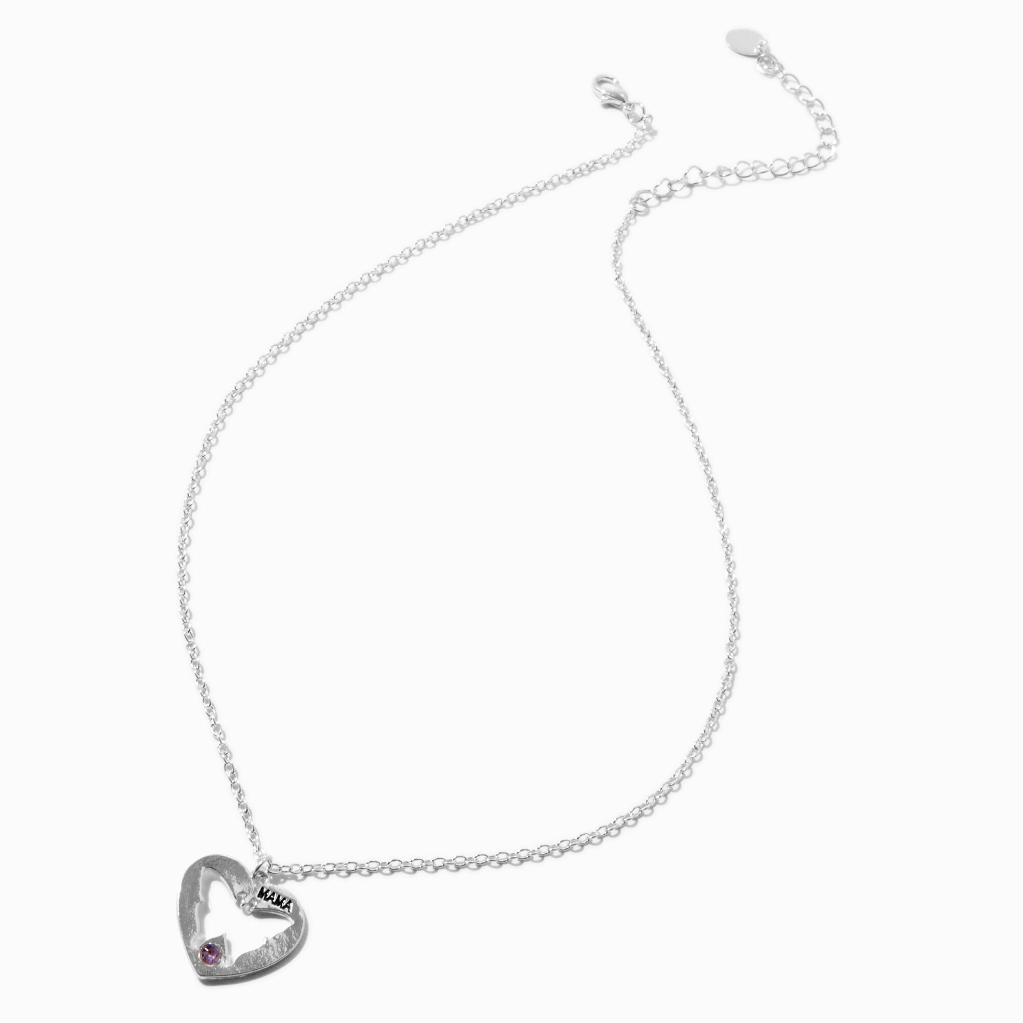 Best Friends Mama & Mini Butterfly Pendant Necklaces - 2 Pack,