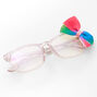 JoJo Siwa&trade; Retro Glitter Bow Clear Lens Frames,