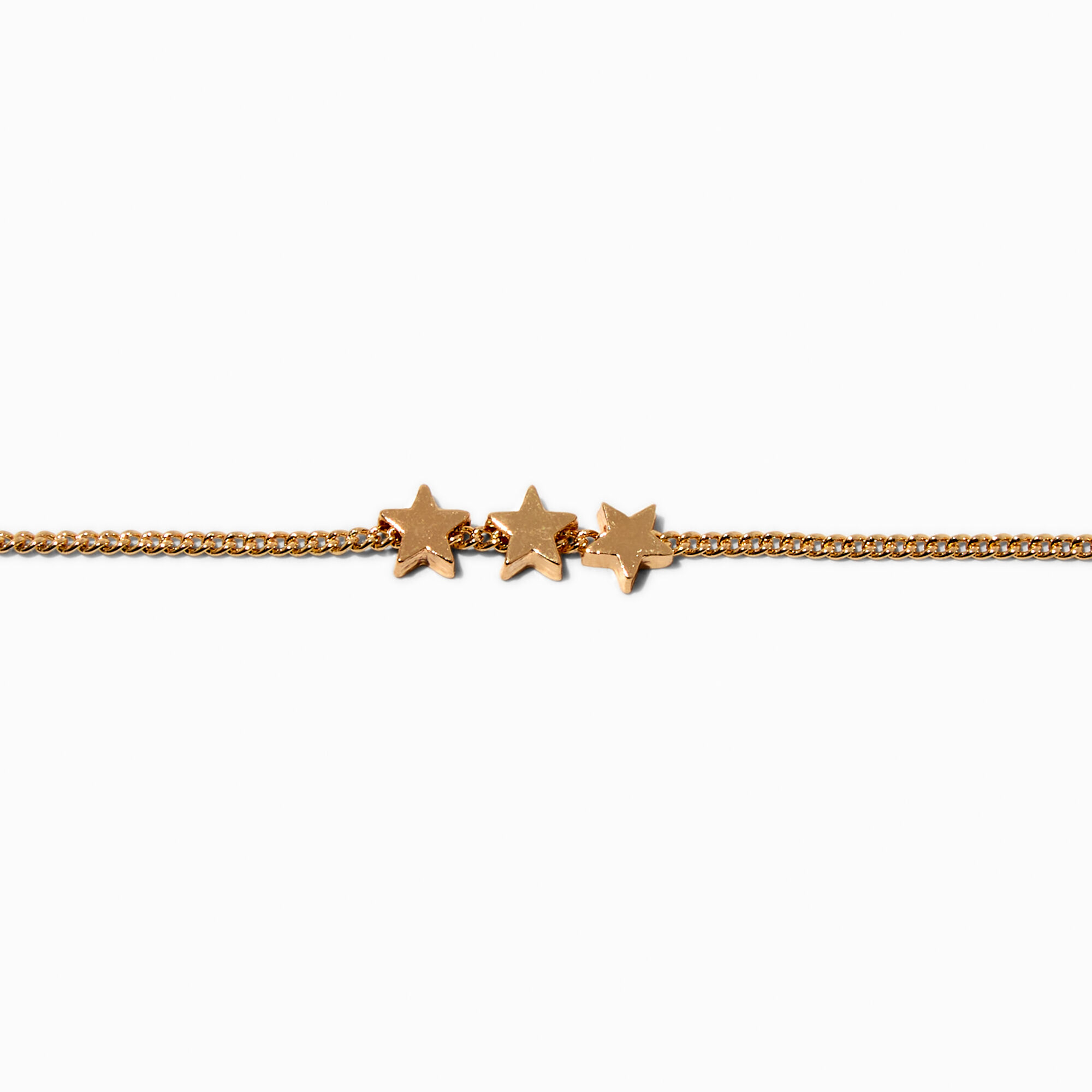 Gold-tone Star Chain Bracelet,