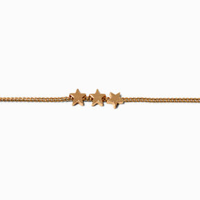 Gold-tone Star Chain Bracelet,