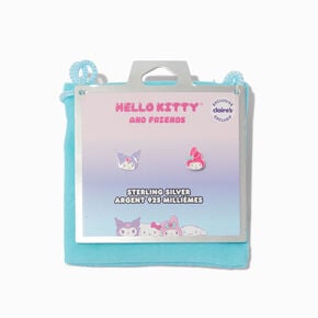 Sterling Silver Hello Kitty&reg; and Friends Claire&#39;s Exclusive My Melody&trade; &amp; Kuromi&trade; Enamel Stud Earrings,