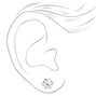 C LUXE by Claire&#39;s 18k Yellow Gold Plated Cubic Zirconia 8MM Round Stud Earrings,