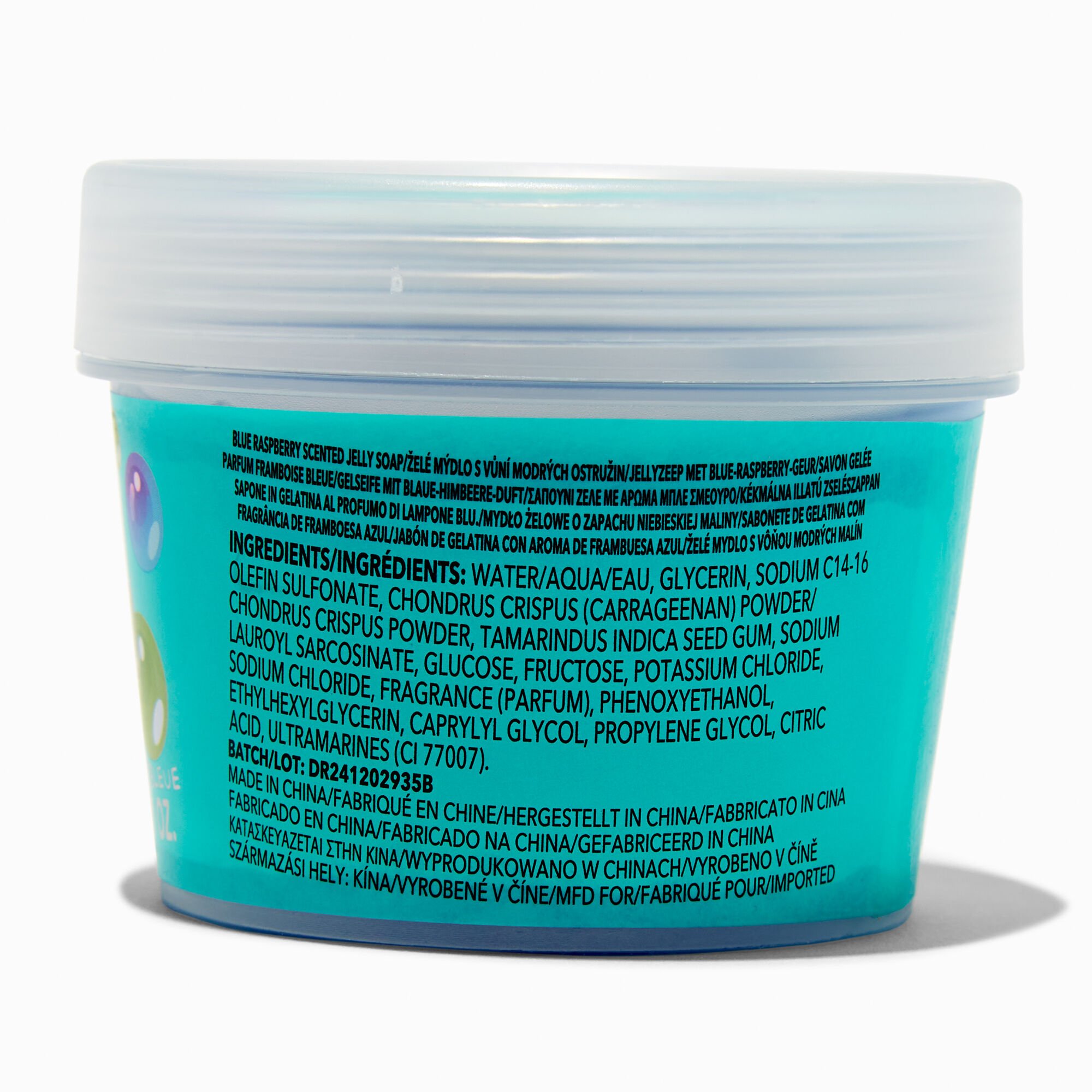 Blue Raspberry Jelly Soap ,