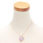 Gold Butterfly Paris Locket Pendant Necklace,