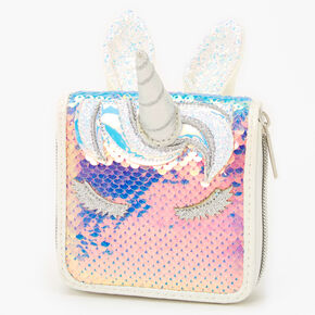 Unicorn Reversible Sequin Zip Wallet,
