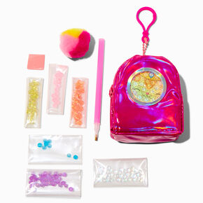 Creativity for Kids Bubble Gems Mini Backpack Keychain Craft Kit - Kitty Princess,