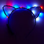 Red, White, &amp; Blue Light-Up Cat Ears Headband,