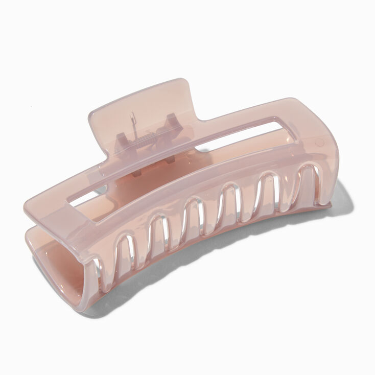 Purple Large Rectangular Hair Claw,