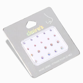 Pastel Faux Nose Gems - 20 Pack,