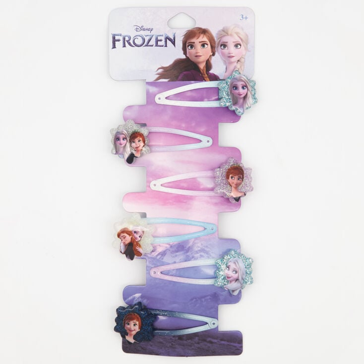 Disney Frozen 2 Glitter Snap Clips &ndash; 6 Pack,