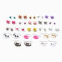 Critters Mixed Stud &amp; Drop Earrings - 20 Pack,
