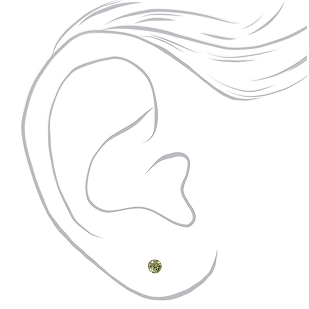 August Birthstone Jewellery Gift Set - Peridot, 3 Pack,