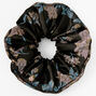 Giant Floral Hair Scrunchie - Black,