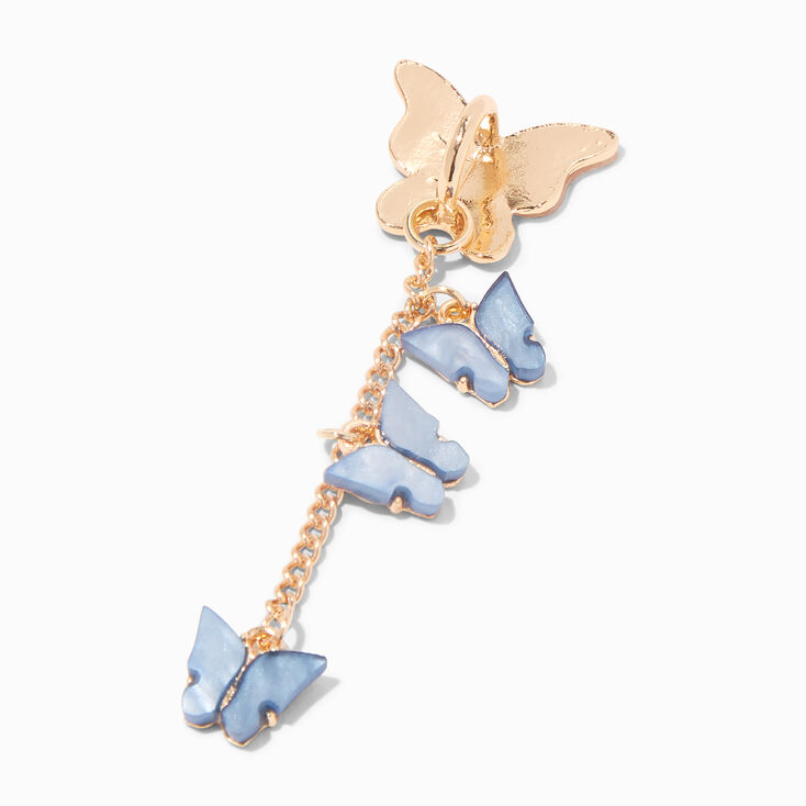 Pearlized Butterfly Chain Ring Stand,