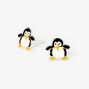 Silver Penguin Stud Earrings,