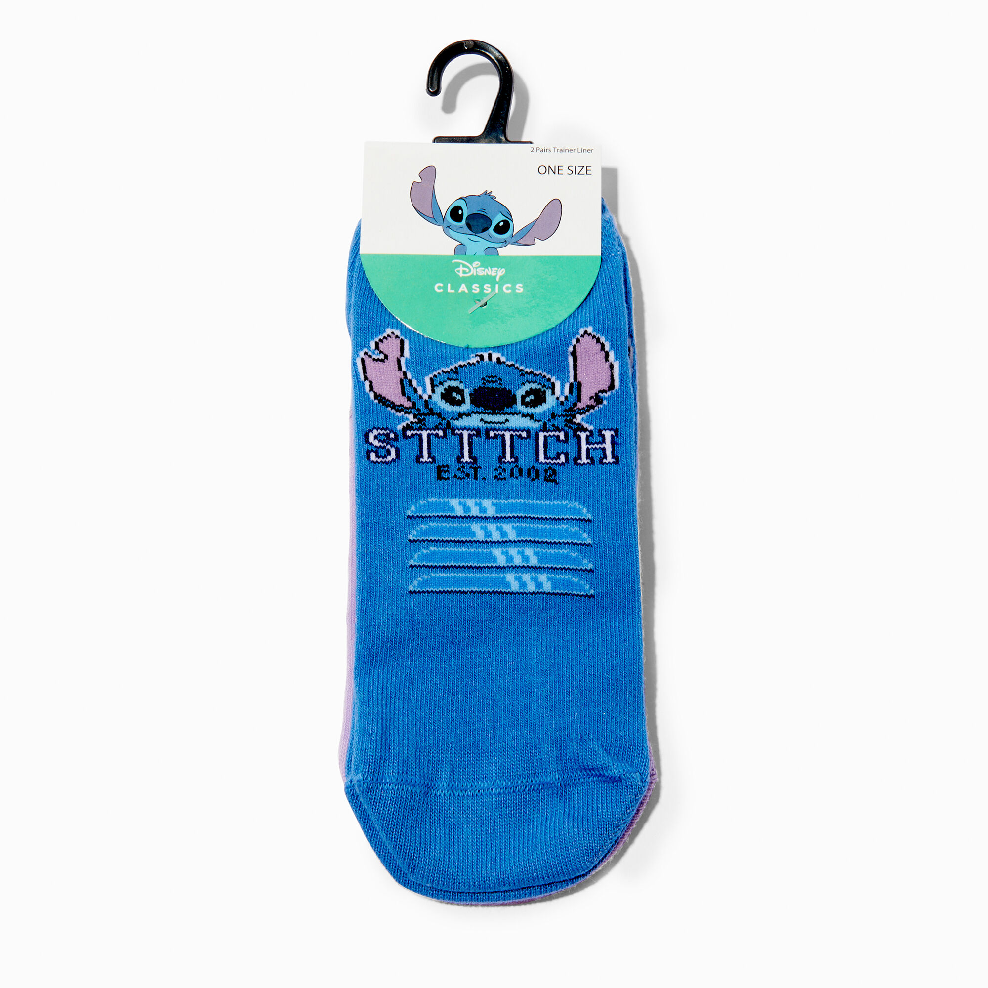 View Claires Disney Stitch Cozy Crew Socks 2 Pack information