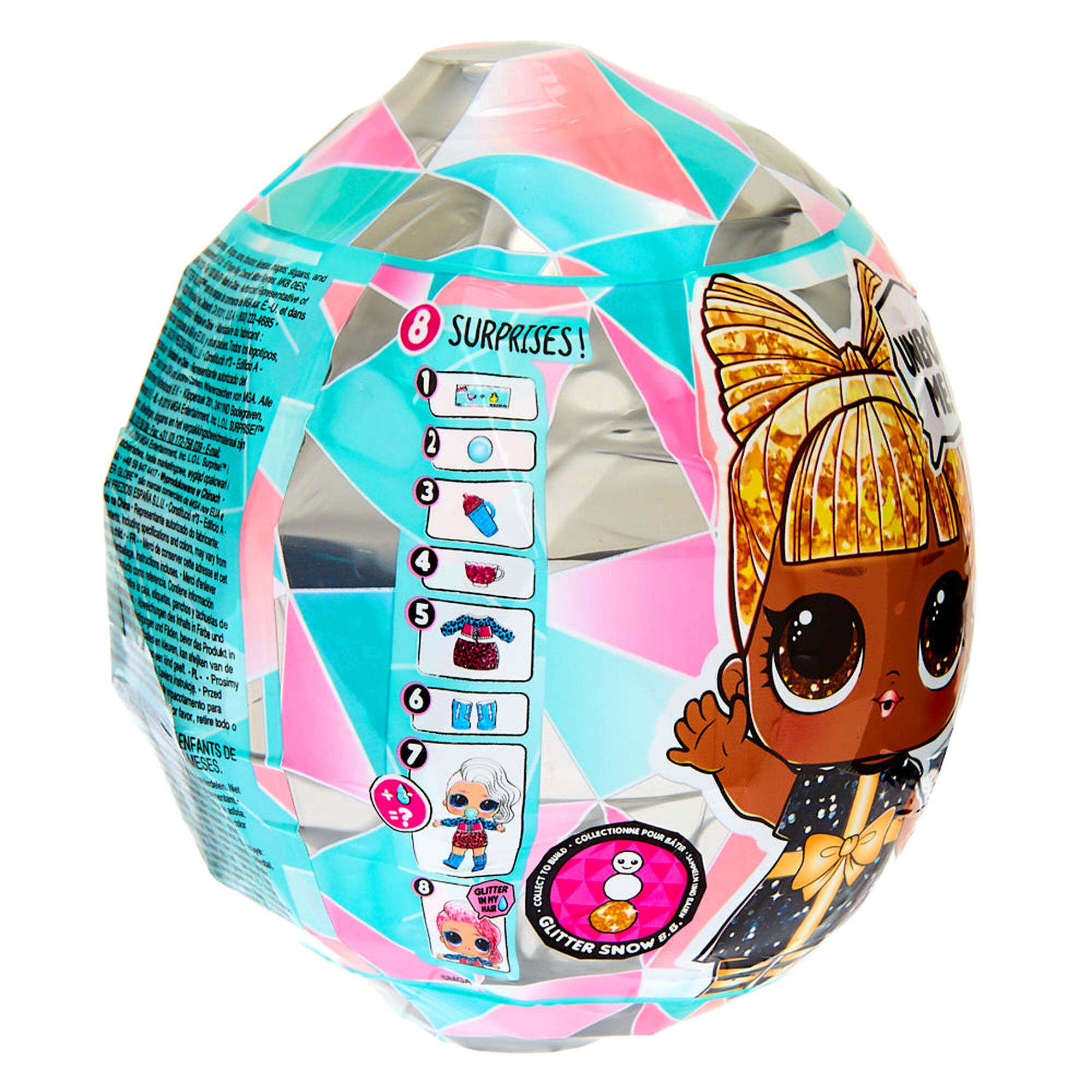 L O L Surprise Glitter Globe Winter Disco Blind Bag Claire S Us