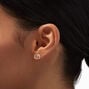 Sterling Silver Hello Kitty&reg; Cutout 10mm Stud Earrings,