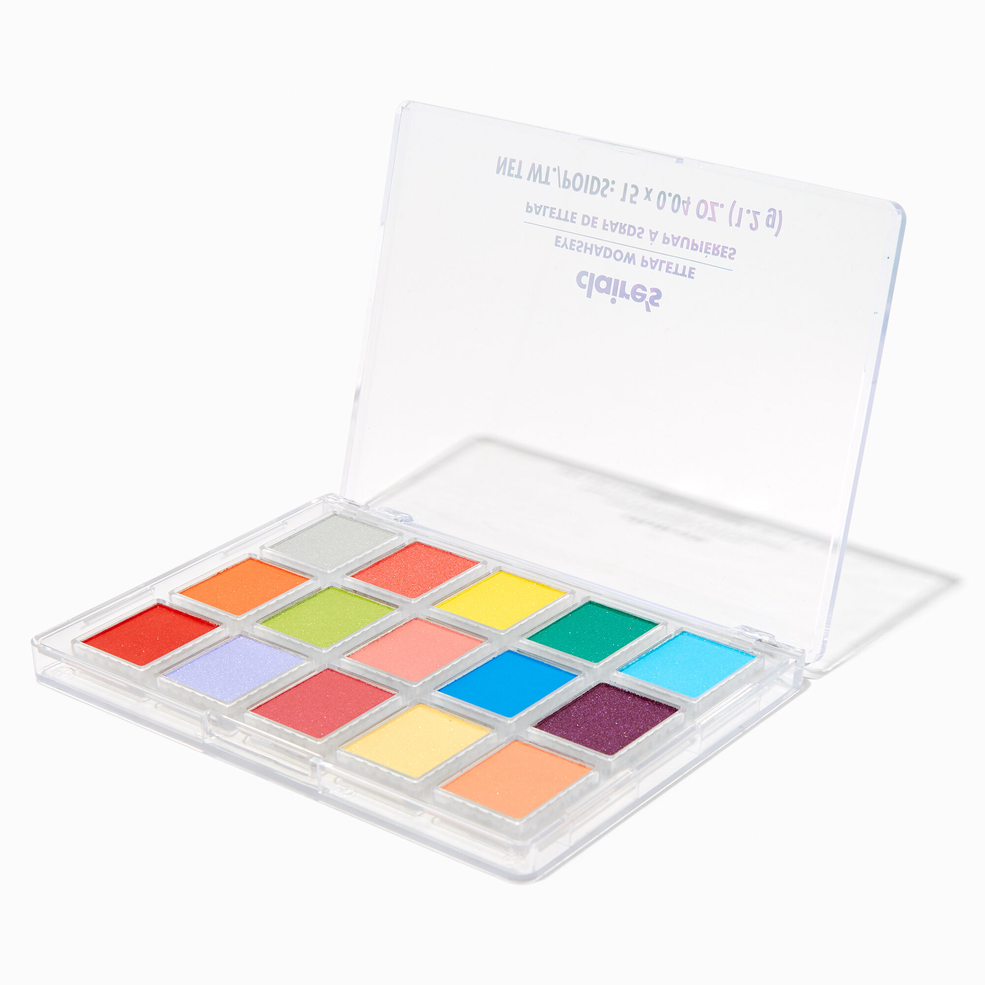 View Claires Bright Shimmer Eyeshadow Palette Rainbow information