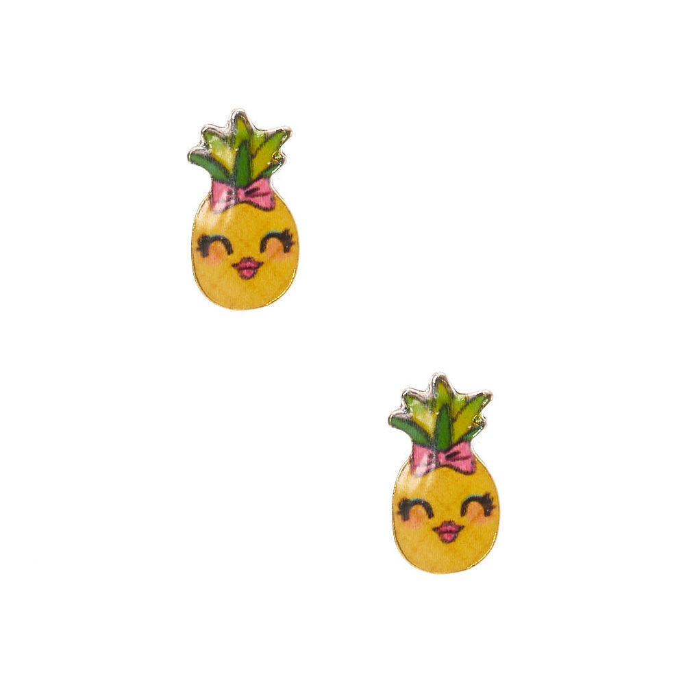 Claire's online pineapple earrings