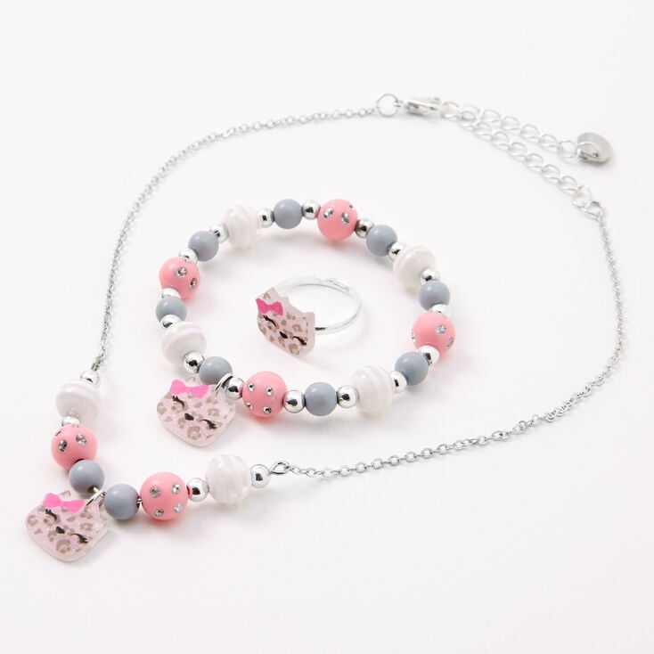 Claire&#39;s Club Cat Jewellery Set - 3 Pack,