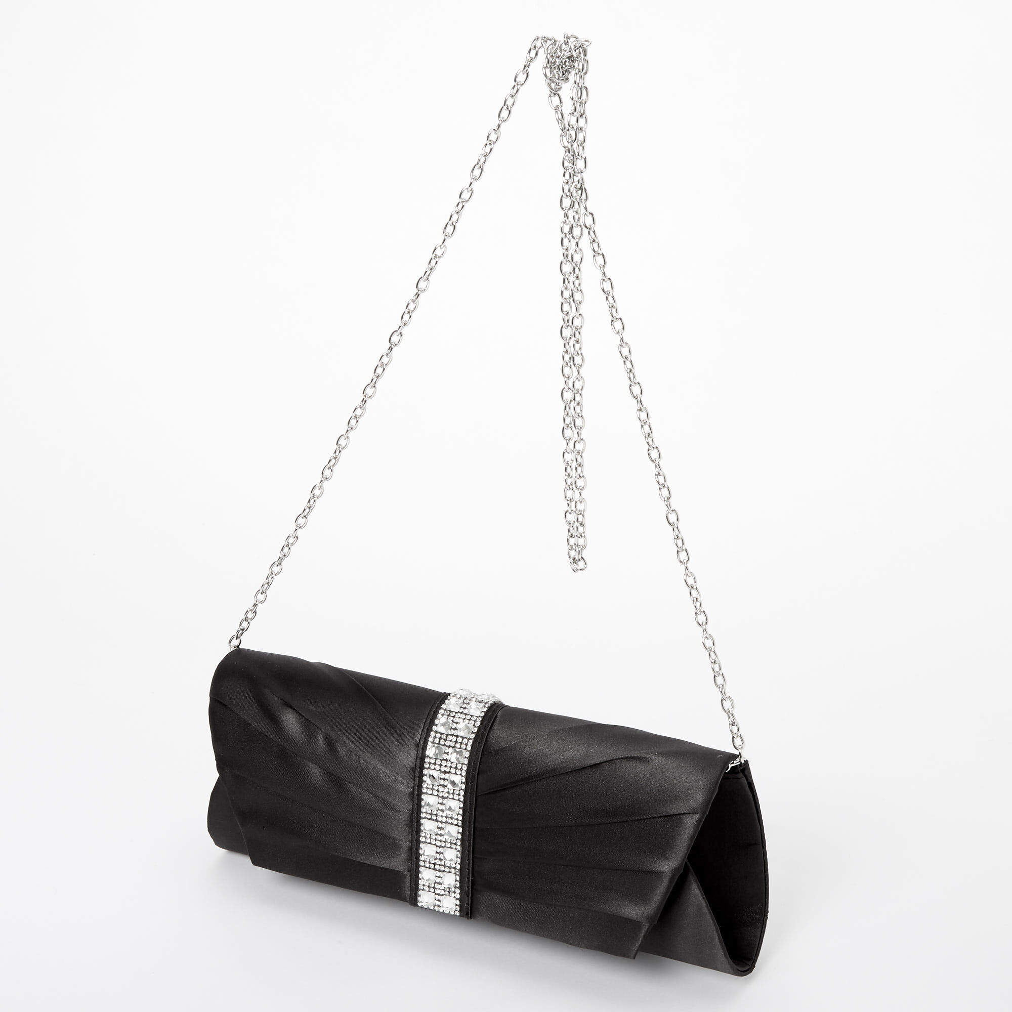 black embellished clutch