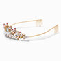 Claire&#39;s Club Pink Pearl Gold Tiara,