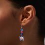 Stars &amp; Stripes Butterfly 1.5&quot; Drop Earrings,