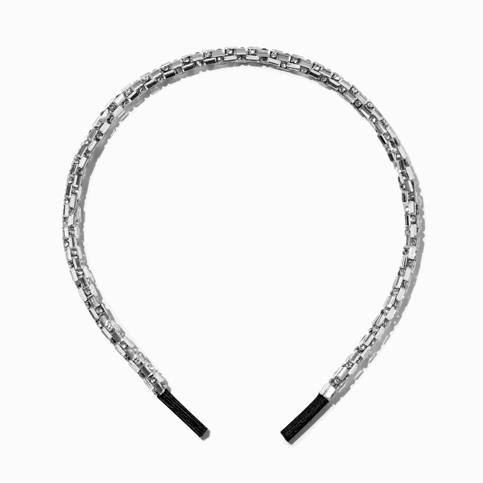 View Claires Tone Pave Emmy Headband Silver information