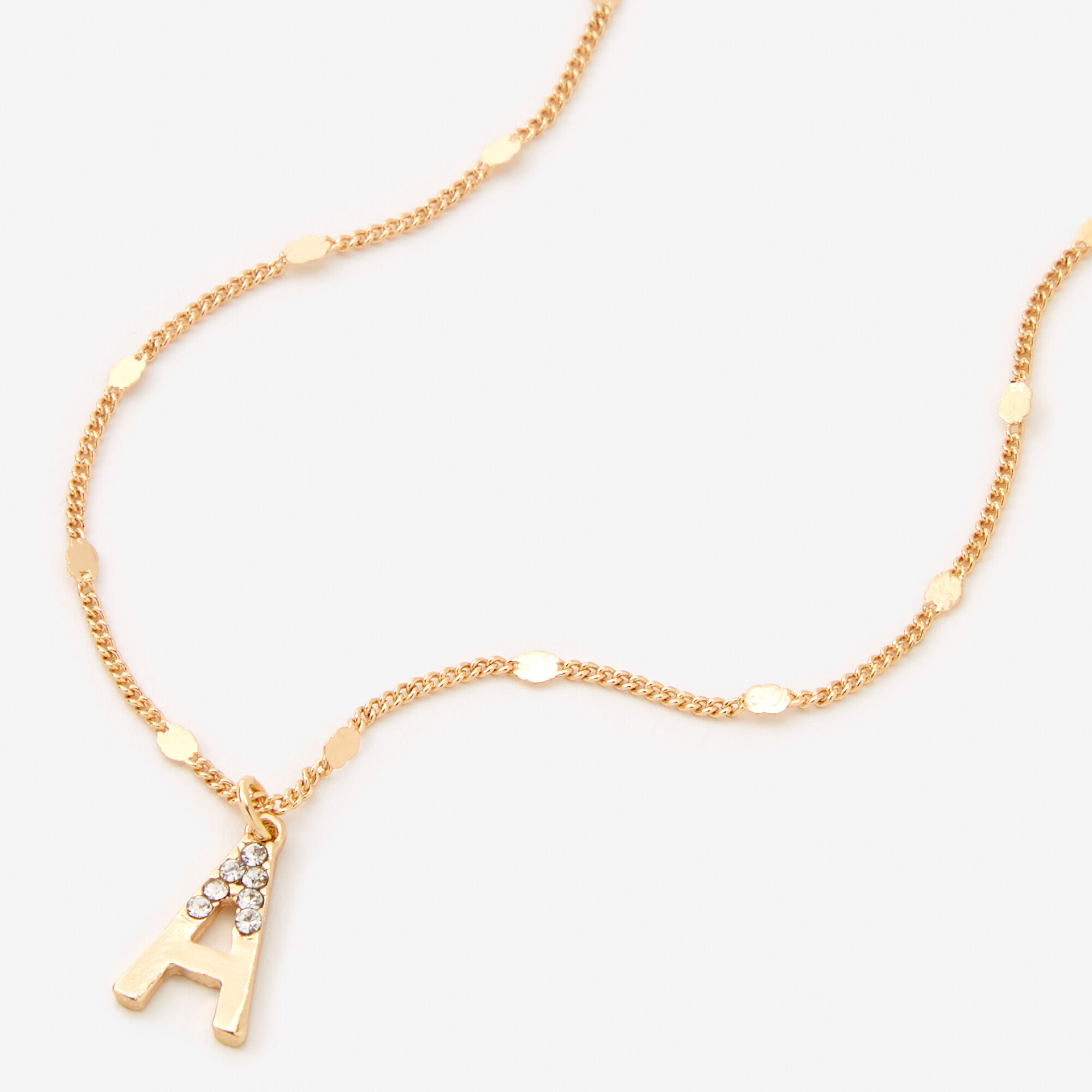 Claire's initial necklace outlet