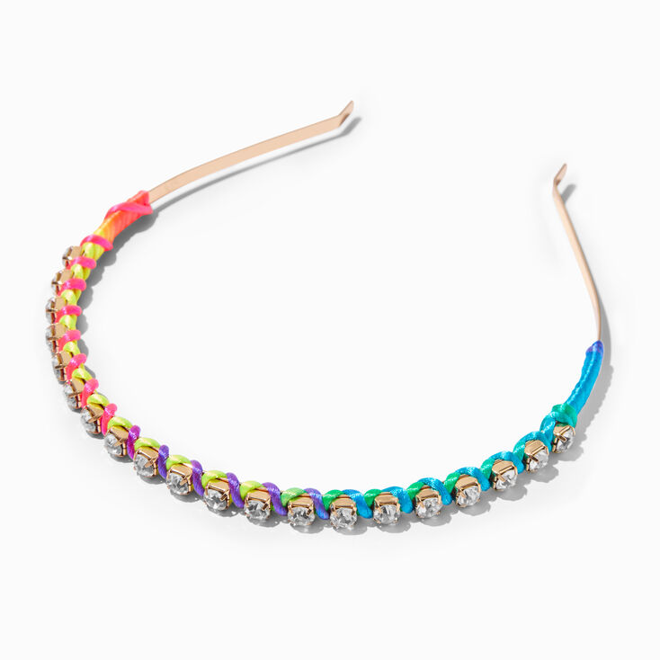 Rainbow Gem Metal Headband,
